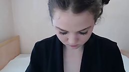 Adorable teen is often having live cam shows and sucking her fingers of showing boobs