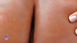Ebony beauty with firm tits, Bruna Valentim is naked and in the mood to touch herself