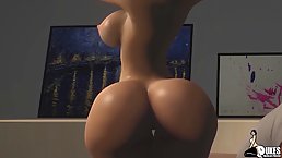 Slutty milf is getting fucked in the local club and moaning from pleasure while cumming