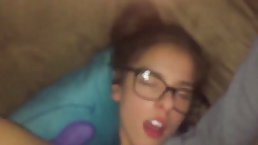 Horny guy is about to fuck his best friend's girlfriend until she starts moaning from pleasure