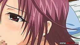 Cartoon gal is moaning while sucking her best friend's huge dick, to make him explode from pleasure
