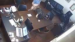Sex in the office sounds like fun to a slutty, Russian secretary who likes hard cocks