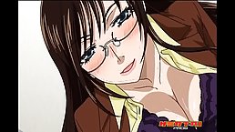 Cartoon babe, Rei Rei is about to get fucked until she starts screaming from pleasure