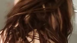 Big ass brunette got fucked and creampied, instead of just playing with her sex toys
