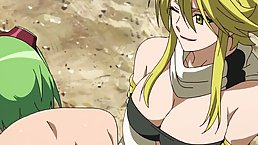 Cartoon babes are having a great time while fucking the most handsome guy in the village