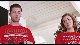 Lovely gal got fucked from behind, in front of a fire place and liked how it felt