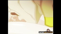 Slutty cartoon brunette, Yoen Emaki is eager to get fucked, while her byfriend is out of town