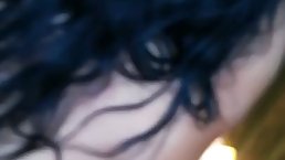 Blue- eyed babe is sucking dick as deep as she can swallow it, before getting banged