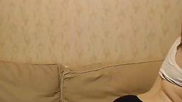 Teen redhead and her new boyfriend are about to fuck on cam, just for fun