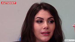 Gorgeous pornstars are often going to random job interveiws just to have sex with handsome guys