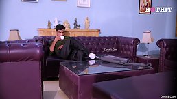 Indian beauty is moaning while getting fucked because it feels better than doing it with her husband