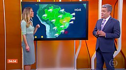 Jacqueline Brazil is a sexy TV host who makes men jerk off even while fully clothed