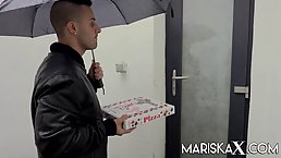 Natasha is a smoking hot, European milf who likes to spread up wide and get doublefucked
