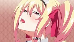 Cartoon girls with big boobs are having a threesome and enjoying while getting their pussies drilled
