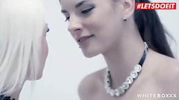Krystal Love and Ashley are making love in the studio, while no one is watching them