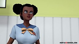 Carton girls are taking off their clothes and expecting to get fucked hard, until they cum