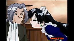 Handsome man is getting deep blowjobs from his sexy maid and enjoying while fucking her brains out