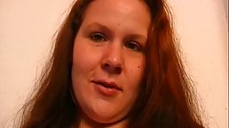 Julia Reaves is a chubby redhead who likes to masturbate, in front of the camera