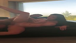 Smoking hot brunette with a firm, round ass, Aletta Ocean is getting fucked in many positions