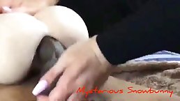 Horny lady is moaning while having wild sex with a black guy, because it feels so good