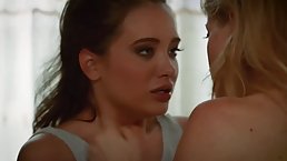Stunning ladies are making love with each other, although none of them is a lesbian