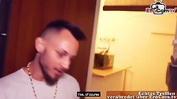 Hot, German brunette got fucked from the back and couldn't stop moaning while experiencing an orgasm