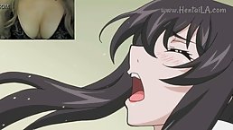 Busty, Hentai brunette, Amanee Melinamx is moaning while having hardcore sex with her new boyfriend