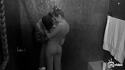 Adam and Melanie were caught fucking in the bathroom, in the middle of the night