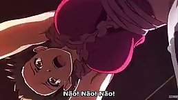 Slutty, cartoon babe with big boobs is moaning while getting fucked hard from the back