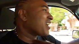 Horny, black dude is fucking his best friend's insatiable girlfriend to make scream from pleasure
