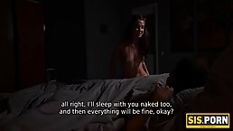 Pretty teen brunette is moaning while getting fucked hard because she is about to cum
