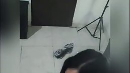 Amateur girl is getting fucked from the back, in front of the camera and enjoying it