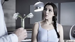 Italian maid with big boobs, Valentina Nappi is in the mood to have sex with her employer
