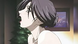 Hot, cartoon housewife is about to start moaning while having sex, because she is about to cum