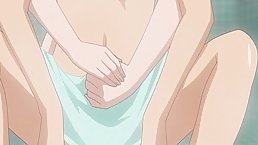 Busty, cartoon brunette is getting nailed the way she always wanted, instead of having a shower