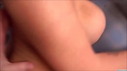 Big titted brunette is in the mood for a wild fuck with one of her friends