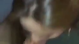 Hot babe is cheating on her partner with a guy who has a massive cock