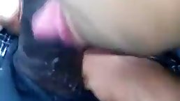 Slutty woman is sucking a fat, black cock and listening to her partner's moans and sighs