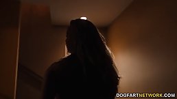 Lilian Stone is a big titted, blonde woman who likes to get spit- roasted by black guys