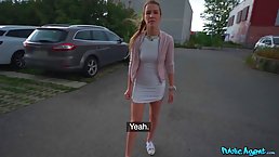 Horny guy is offering a lot of money to slutty girls, in exchange for a blowjob
