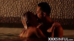 Amazing babe with firm tits is having wild sex in he middle of the night