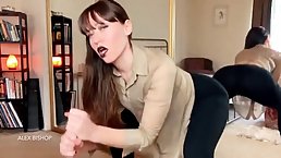 Hot lady is in the mood for a JOI session in front of the live camera