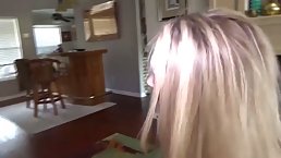 Gorgeous blonde has a kink on ropes and gets extremely horny every time she gets tied up