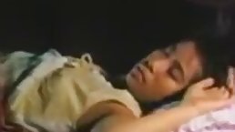 Amateur babe is getting nailed in the middle of the night and moaning from pleasure while cumming