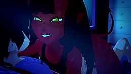 Meru is cartoon redskin babe who likes to sneak up to a sleepy man and fucks him 