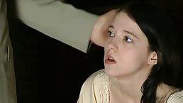 Sweet brunette was being a very naughty girl, the other day, because she really likes spanking