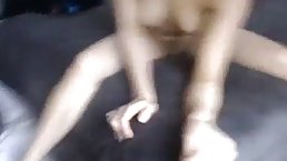 Amazing teen brunette with long, curly hair likes to eat pussy until her girlfriend cums