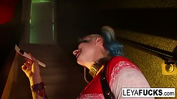 Leya Falcon and Jayden Cole are making love with each other, instead of going to a party