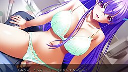 Reijou Kanritou is displaying her big tits in front of the camera, while riding a hard cock