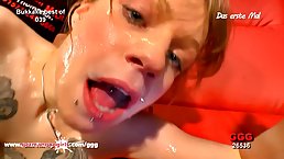 Fresh Faced Meli Gets Face Cum Creamed